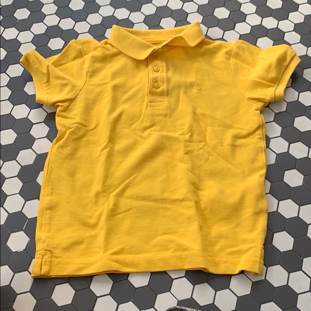 Mayoral size 4 yellow golf shirt